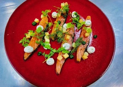 hart traiteur présentation assiette